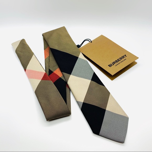 Burberry Other - Burberry Signature Modern Cut Oversized Check Tie